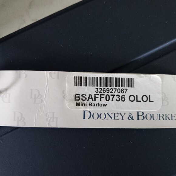 Dooney& Bourke Mini Barlow Saffiano in Olive color - Picture 8 of 8